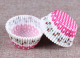 100pcs/set rainbow cupcake paper liners Muffin Cases