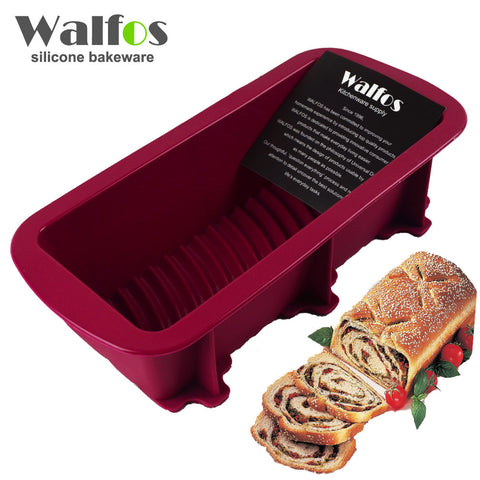 WALFOS non stick cake bread mold bakeware Large toast french Bread Pan