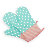 Cute Kitchen Cooking Microwave Oven Mitt Insulated Non-slip Glove Thickening High Temperature Oven Glove