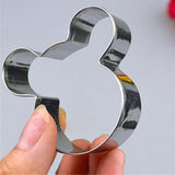 3PCS Lovely Cartoon Mickey Mouse Shape Metal Cookie Cutters