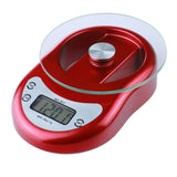 5Kg-1g Kitchen Scale LED Glass Baking Scale