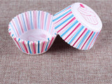 100pcs/set rainbow cupcake paper liners Muffin Cases