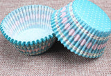 100pcs/set rainbow cupcake paper liners Muffin Cases