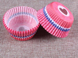 100pcs/set rainbow cupcake paper liners Muffin Cases