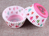 100pcs/set rainbow cupcake paper liners Muffin Cases