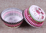 100pcs/set rainbow cupcake paper liners Muffin Cases