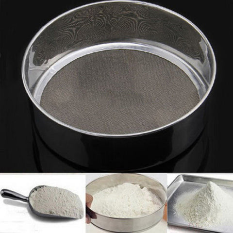 High quality Stainless Steel Mesh Flour Sifting Sifter Sieve Strainer