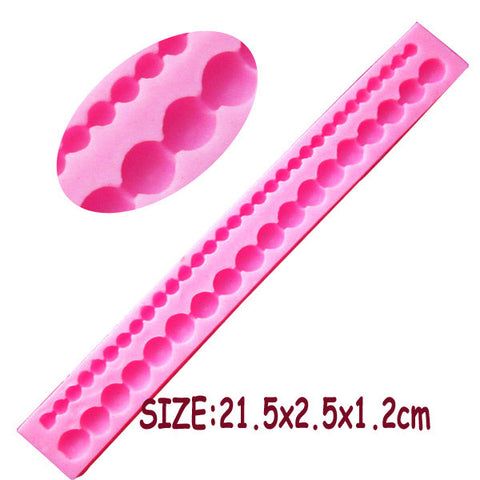 Long Pearl Shaped fondant mold,candy resin molds,