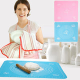 Fashion Silicone Cake Dough Pastry Fondant Rolling Cutting Mat