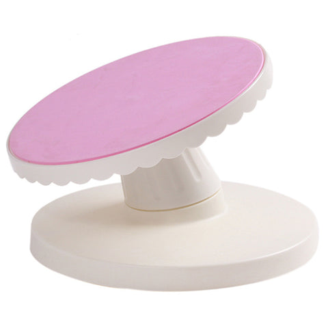 Cake Turntable Platform Round Rotating 360 degrees Revolving Cakes Stand