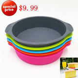 29*24.5*6CM 160G Big and Beautiful Round Shape 3D Silicone Cake Mold Baking Bakeware