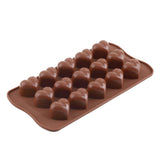 New Arrival Ice Silicone Cube Chocolate Fondant Cake Jelly Tray Pan Loving Heart Maker Mold