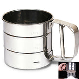 Brand New Stainless Steel Sieve Cup Powder Flour Mesh Sieve