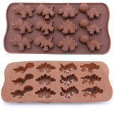 Different Dinosaur type silicone cake Chocolate Mold Jelly Mold Cake Moulds Bakeware